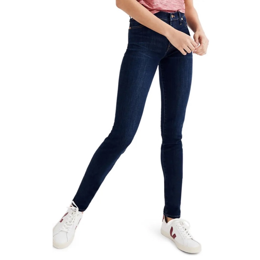 Madewell 9” High-Rise Skinny Jeans in Larkspur Wash